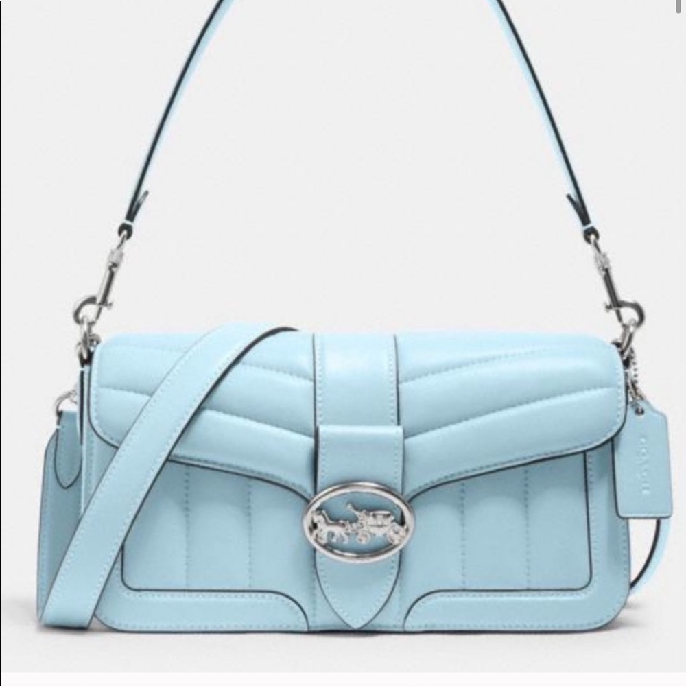 Coach georgie shoulder bag quilting